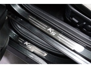 Накладки на пороги лист шлифованный надпись K5 для Kia K5 № KIAK520-10