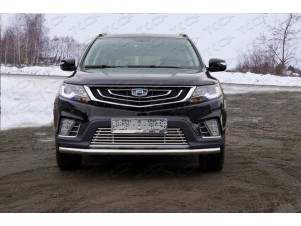 Решётка радиатора нижняя 12 мм для Geely Emgrand X7 № GEELEMGX718-09