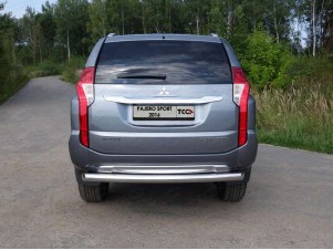Защита заднего бампера 76 мм для Mitsubishi Pajero Sport № MITPASPOR16-23