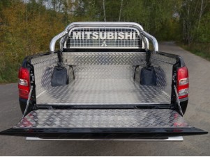 Защитный вкладыш комплект из алюминия для Mitsubishi L200 № MITL20015-22