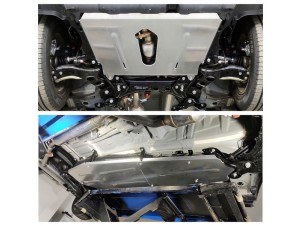 Защиты комплект, алюминий 4 мм картер, КПП, бака и адсорбера для Changan CS75 № ZKTCC00448K