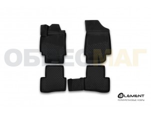 Коврики 3D в салон Element полиуретан 4 штуки на Hyundai Creta № ELEMENT3D2063210k
