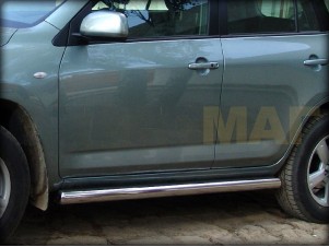 Пороги труба 76 мм для Toyota RAV-4 № TRN10 3